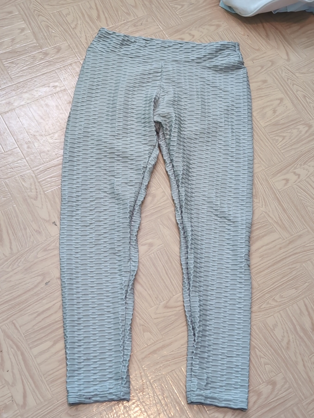 Tiktok Honeycomb Light Grey Leggings